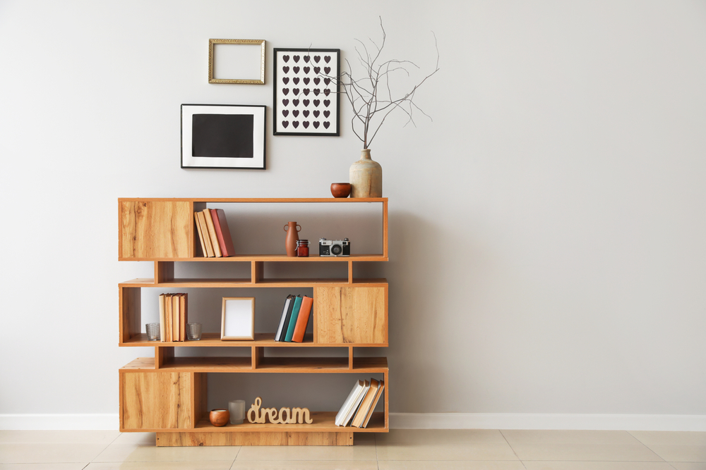 bibliothèque en bois sur-mesure